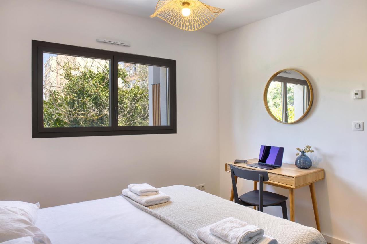 South-Of-France T2 Neuf Haut De Gamme, Climatise, Parking Gratuit, 2Eme Ligne Balcon Carnon-Plage Eksteriør bilde